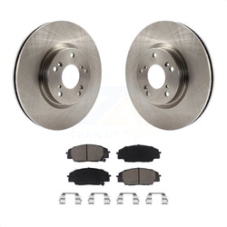 Front Disc Brake Rotors And Ceramic Pads Kit For Honda Civic Acura RSX CSX K8C-100312