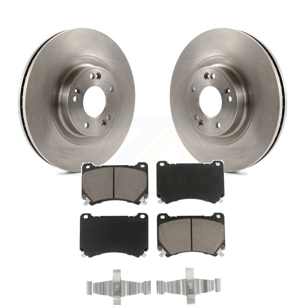 Front Disc Brake Rotors And Ceramic Pads Kit For Hyundai Genesis K8C-100316 by Transit Auto