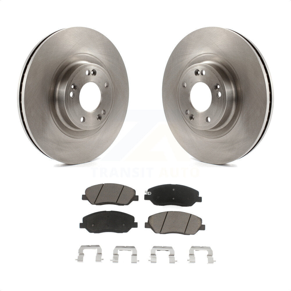 Front Disc Brake Rotors And Ceramic Pads Kit For 2012 Hyundai Genesis 3.8L K8C-100319 by Transit Auto