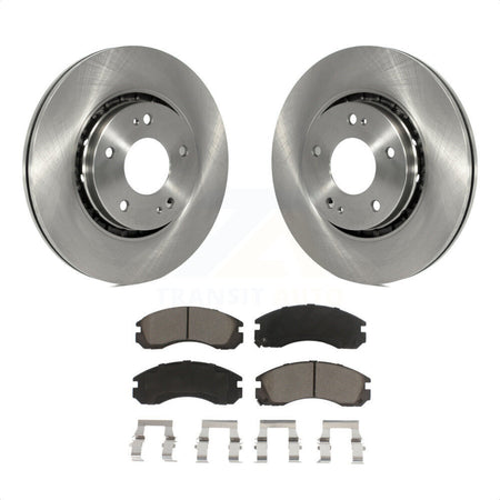 Front Disc Brake Rotors And Ceramic Pads Kit For Mitsubishi Lancer K8C-100322 by Transit Auto