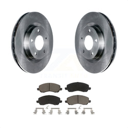 Front Disc Brake Rotors And Ceramic Pads Kit For Jeep Dodge Patriot Mitsubishi Chrysler Compass Avenger 200 Caliber Outlander Sport Sebring Lancer RVR K8C-100323