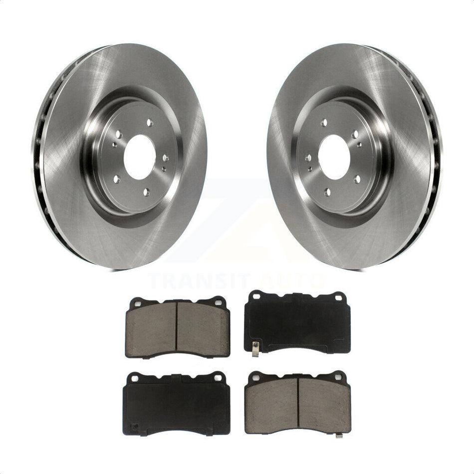 Front Disc Brake Rotors And Ceramic Pads Kit For Mitsubishi Lancer K8C-100325 by Transit Auto