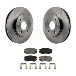 Front Disc Brake Rotors And Ceramic Pads Kit For Chevrolet Malibu Buick LaCrosse Regal Limited K8C-100335