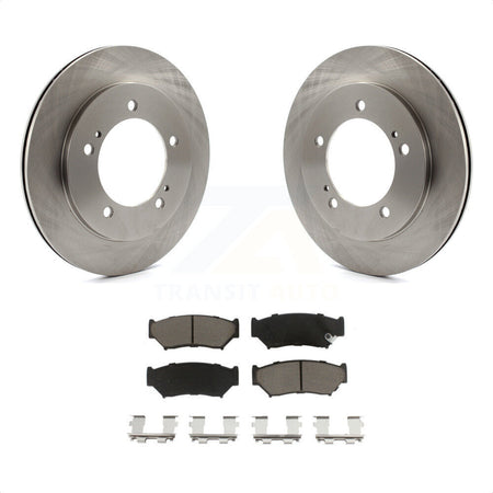 Front Disc Brake Rotors And Ceramic Pads Kit For 1999-2004 Chevrolet Tracker Suzuki Vitara K8C-100338 by Transit Auto