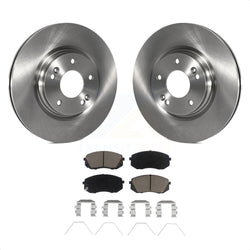 Front Disc Brake Rotors And Ceramic Pads Kit For Kia Soul Hyundai Kona Elantra GT Veloster Forte Seltos K8C-100351