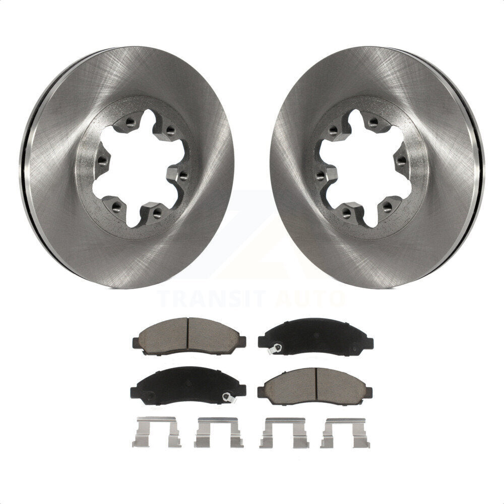 Front Disc Brake Rotors And Ceramic Pads Kit For Chevrolet Colorado GMC Canyon Isuzu i-290 i-280 i-370 i-350 K8C-100355 by Transit Auto