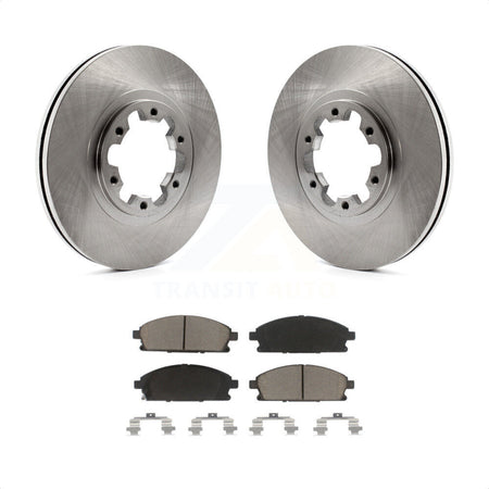 Front Disc Brake Rotors And Ceramic Pads Kit For Nissan Pathfinder INFINITI QX4 K8C-100362 by Transit Auto