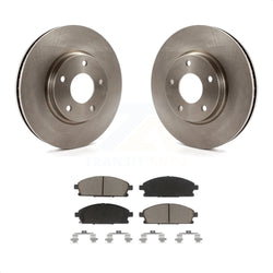 Front Disc Brake Rotors And Ceramic Pads Kit For 2004-2009 Nissan Quest K8C-100365