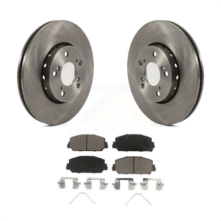 Front Disc Brake Rotors And Ceramic Pads Kit For Acura RLX K8C-100374 by Transit Auto