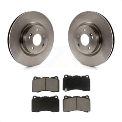 Front Disc Brake Rotors And Ceramic Pads Kit For Hyundai Genesis Coupe K8C-100377