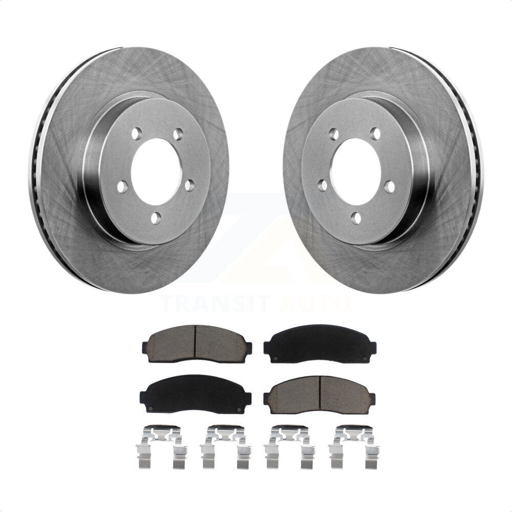 Front Disc Brake Rotors And Ceramic Pads Kit For Ford Explorer Mercury Mountaineer K8C-100381 by Transit Auto