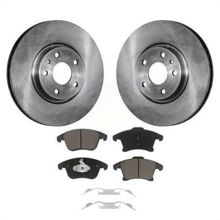 Front Disc Brake Rotors And Ceramic Pads Kit For Ford Fusion Lincoln MKZ K8C-100384 by Transit Auto