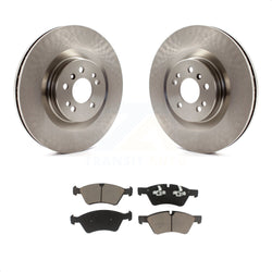 Front Disc Brake Rotors And Ceramic Pads Kit For Mercedes-Benz ML350 GL450 R350 GL550 ML320 GL350 ML550 GL320 K8C-100386