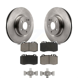 Front Disc Brake Rotors And Ceramic Pads Kit For Mercedes-Benz CLS550 CLS500 E550 K8C-100389