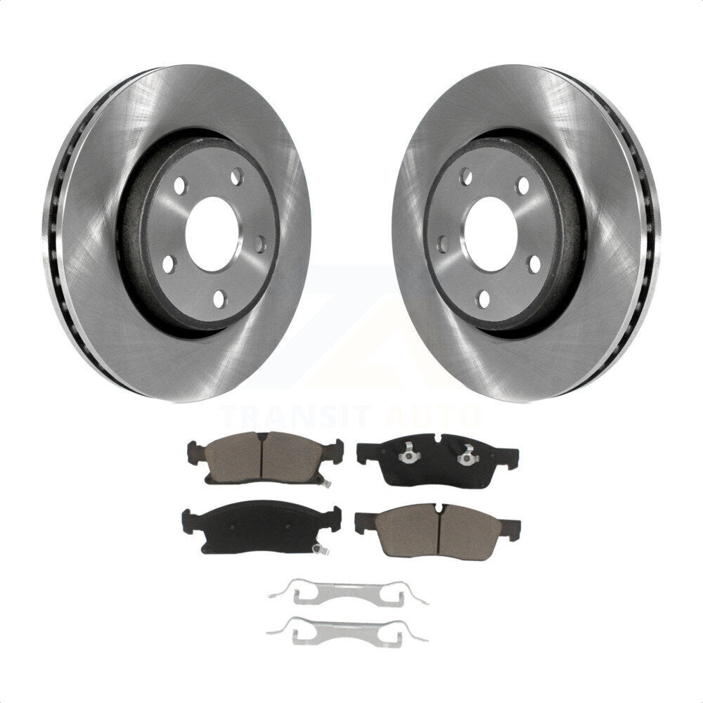 Front Disc Brake Rotors And Ceramic Pads Kit For Jeep Grand Cherokee Dodge Durango K8C-100401 by Transit Auto