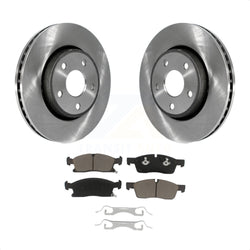 Front Disc Brake Rotors And Ceramic Pads Kit For Jeep Grand Cherokee Dodge Durango K8C-100401