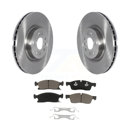 Front Disc Brake Rotors And Ceramic Pads Kit For Mercedes-Benz GLS450 GL450 GL350 ML400 GLE400 K8C-100403 by Transit Auto