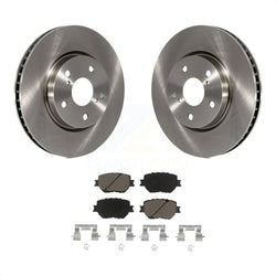 Front Disc Brake Rotors And Ceramic Pads Kit For Lexus IS250 K8C-100405