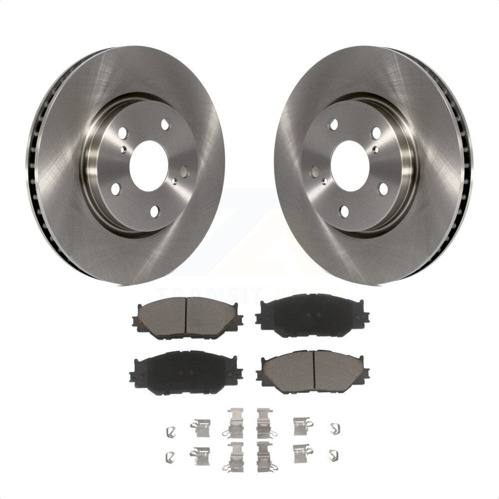 Front Disc Brake Rotors And Ceramic Pads Kit For Lexus IS250 K8C-100406 by Transit Auto