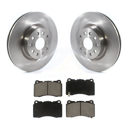 Front Disc Brake Rotors And Ceramic Pads Kit For Cadillac CTS CT6 Chevrolet Camaro K8C-100408 by Transit Auto