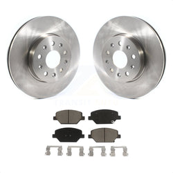 Front Disc Brake Rotors And Ceramic Pads Kit For Chevrolet Camaro Without Brembo Calipers K8C-100410