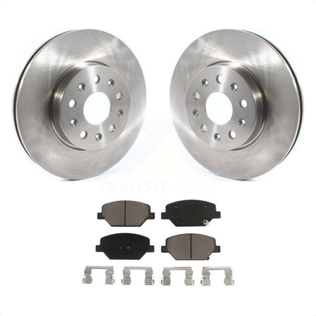 Front Disc Brake Rotors And Ceramic Pads Kit For Chevrolet Camaro Without Brembo Calipers K8C-100410 by Transit Auto