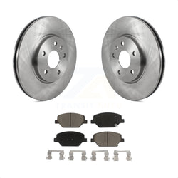 Front Disc Brake Rotors And Ceramic Pads Kit For Buick Envision Cadillac XT4 K8C-100424