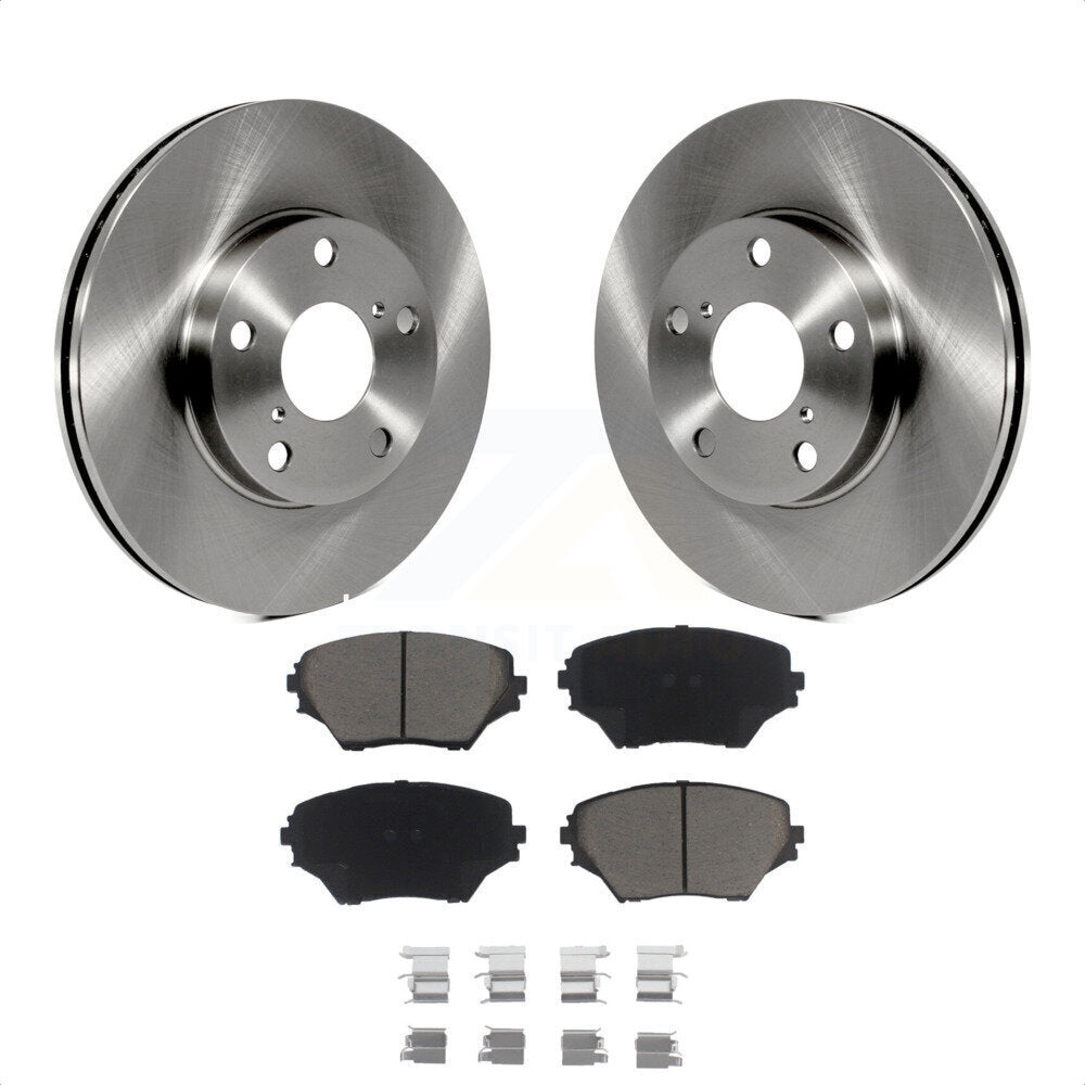 Front Disc Brake Rotors And Ceramic Pads Kit For Toyota RAV4 K8C-100432 by Transit Auto