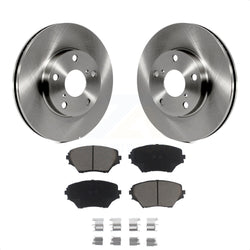 Front Disc Brake Rotors And Ceramic Pads Kit For Toyota RAV4 K8C-100432