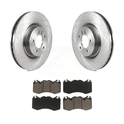 Front Disc Brake Rotors And Ceramic Pads Kit For Land Rover Range Sport With 363mm Diameter Rotor K8C-100436