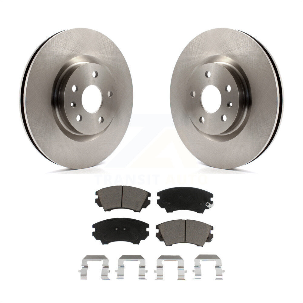 Front Disc Brake Rotors And Ceramic Pads Kit For 2011-2017 Chevrolet Caprice K8C-100442 by Transit Auto