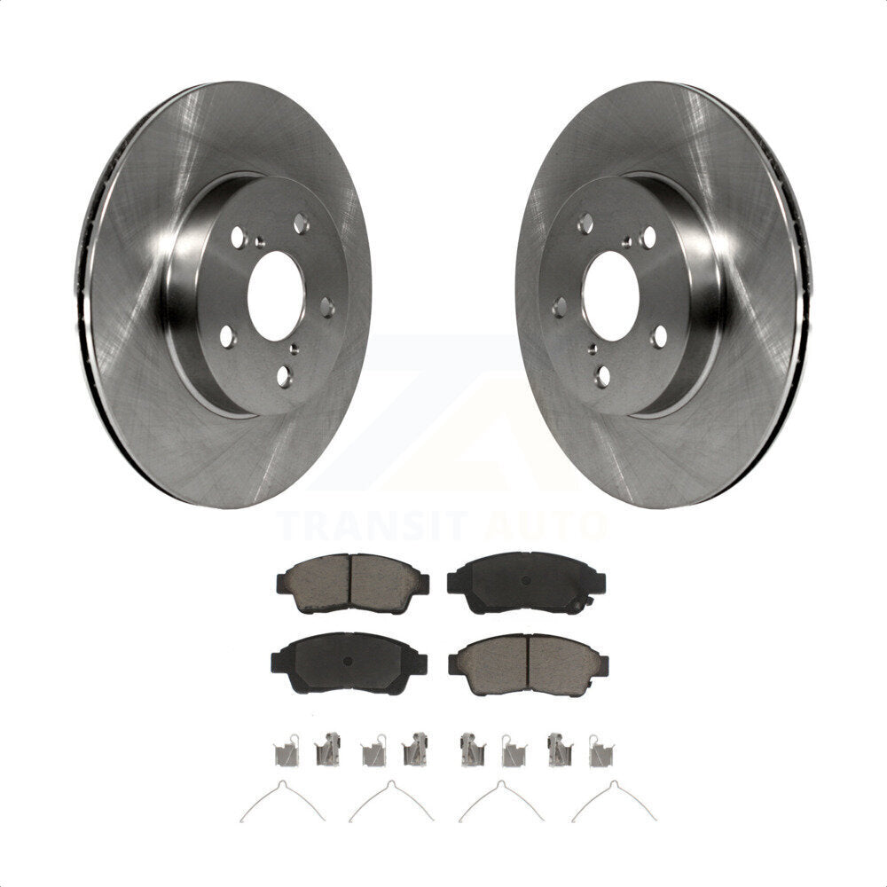 Front Disc Brake Rotors And Ceramic Pads Kit For 1996-2000 Toyota RAV4 K8C-100444 by Transit Auto