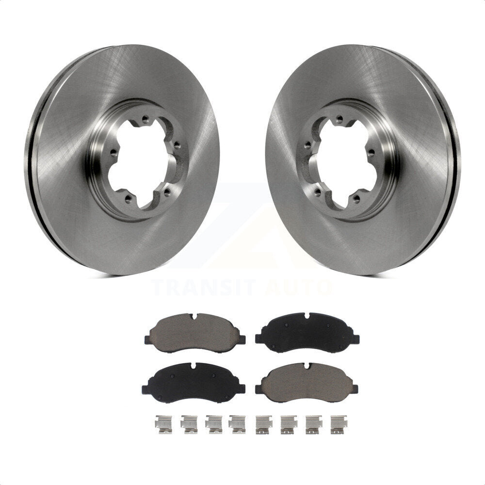 Front Disc Brake Rotors And Ceramic Pads Kit For Ford Transit-250 Transit-350 Transit-150 K8C-100446 by Transit Auto