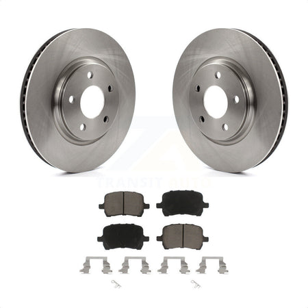 Front Disc Brake Rotors And Ceramic Pads Kit For Chevrolet Malibu Pontiac G6 Cobalt Saturn Aura G5 K8C-100452 by Transit Auto