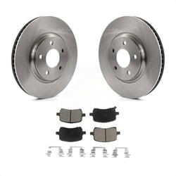 Front Disc Brake Rotors And Ceramic Pads Kit For Chevrolet Cobalt Malibu Saturn Ion HHR Pontiac G6 Pursuit K8C-100453