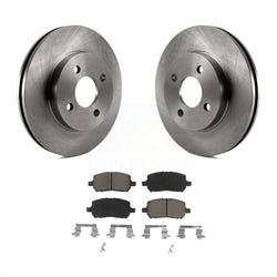 Front Disc Brake Rotors And Ceramic Pads Kit For Chevrolet Cobalt Saturn Ion Pontiac G5 Pursuit K8C-100456