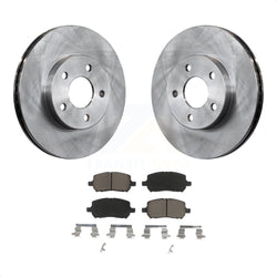 Front Disc Brake Rotors And Ceramic Pads Kit For Chevrolet Cobalt Pontiac G5 K8C-100457