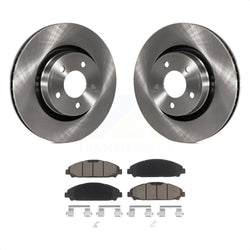 Front Disc Brake Rotors And Ceramic Pads Kit For Ford Mustang K8C-100458