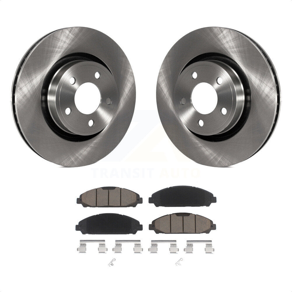 Front Disc Brake Rotors And Ceramic Pads Kit For Ford Mustang K8C-100458 by Transit Auto