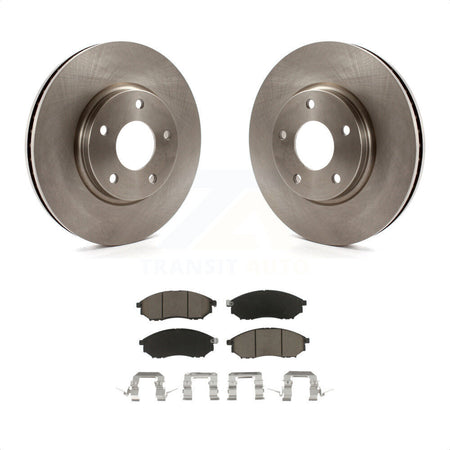 Front Disc Brake Rotors And Ceramic Pads Kit For INFINITI Q45 M45 K8C-100465 by Transit Auto