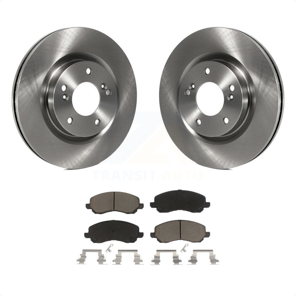 Front Disc Brake Rotors And Ceramic Pads Kit For Mitsubishi Galant Eclipse K8C-100468 by Transit Auto