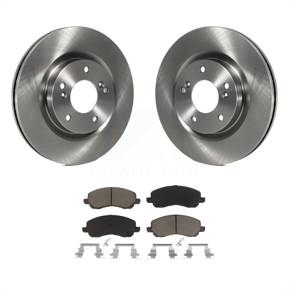 Front Disc Brake Rotors And Ceramic Pads Kit For Mitsubishi Galant Eclipse K8C-100468 by Transit Auto