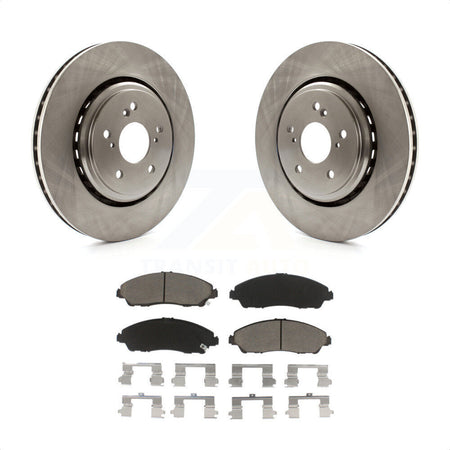 Front Disc Brake Rotors And Ceramic Pads Kit For 2014-2016 Acura MDX K8C-100497 by Transit Auto