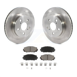 Front Disc Brake Rotors And Ceramic Pads Kit For Toyota Prius Corolla Prime AWD-e K8C-100498
