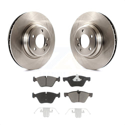 Front Disc Brake Rotors And Ceramic Pads Kit For 2007 BMW 335xi K8C-100506