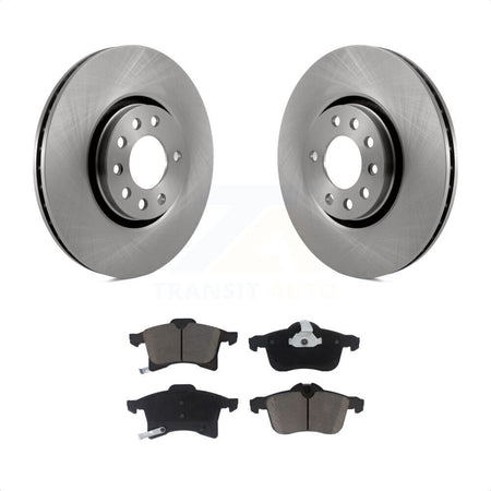 Front Disc Brake Rotors And Ceramic Pads Kit For 2008-2009 Saturn Astra K8C-100513 by Transit Auto