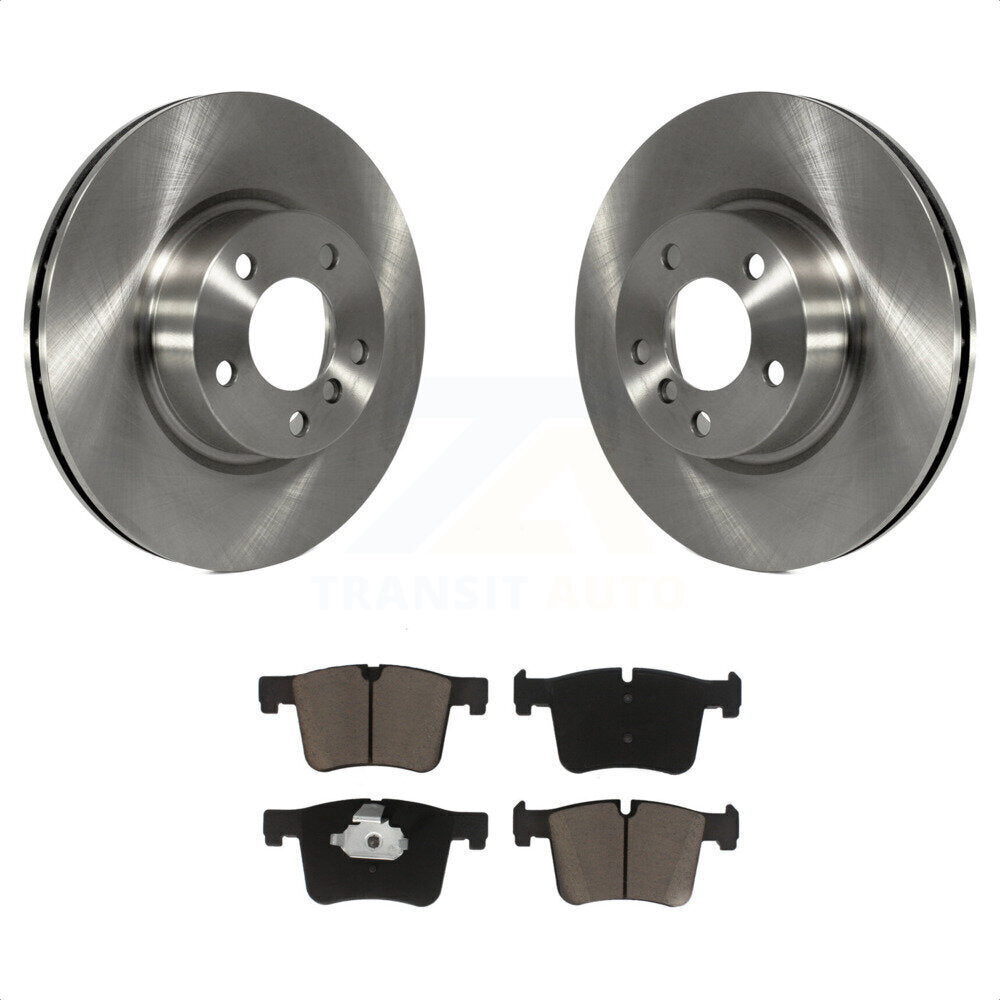 Front Disc Brake Rotors And Ceramic Pads Kit For BMW X3 X4 K8C-100518 by Transit Auto