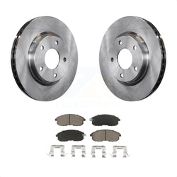 Front Disc Brake Rotors And Ceramic Pads Kit For Nissan Sentra K8C-100520