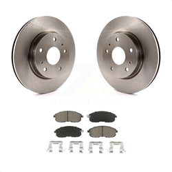Front Disc Brake Rotors And Ceramic Pads Kit For Suzuki SX4 Crossover K8C-100521