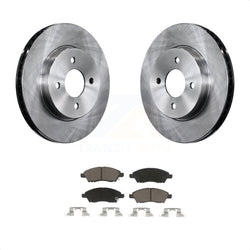 Front Disc Brake Rotors And Ceramic Pads Kit For Nissan Versa Note Micra K8C-100523